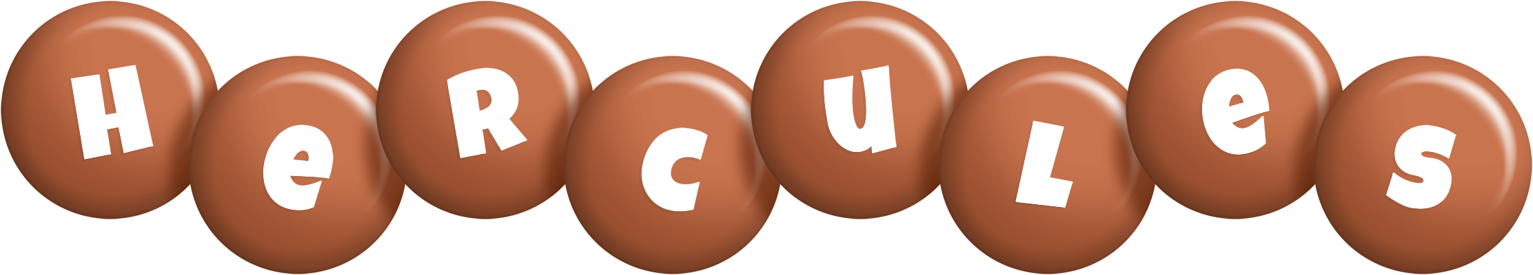 Hercules candy-brown logo