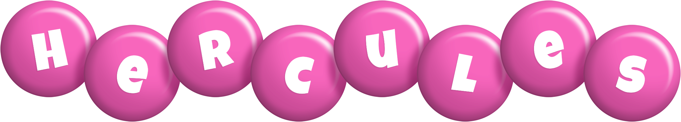 Hercules candy-pink logo
