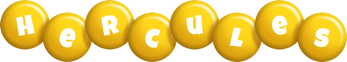 Hercules candy-yellow logo