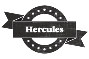 Hercules grunge logo
