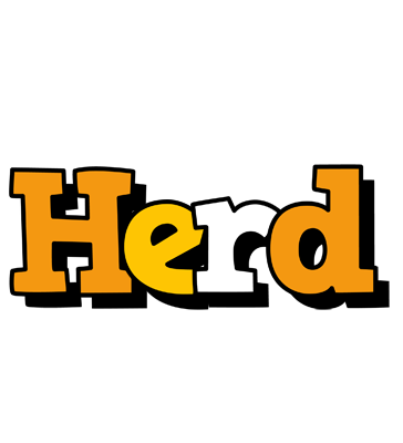 Herd cartoon logo