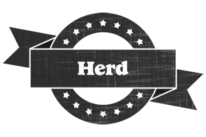 Herd grunge logo