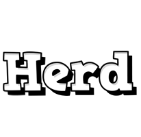 Herd snowing logo