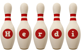 Herdi bowling-pin logo