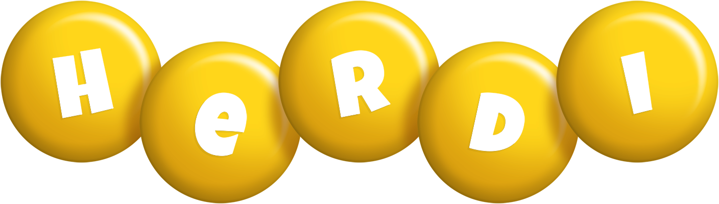 Herdi candy-yellow logo