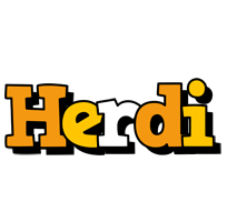 Herdi cartoon logo