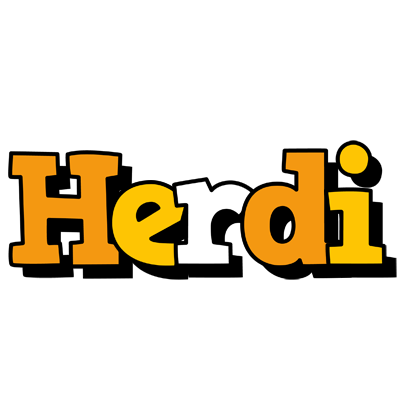 Herdi cartoon logo