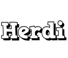 Herdi snowing logo