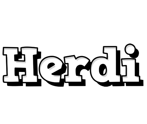Herdi snowing logo