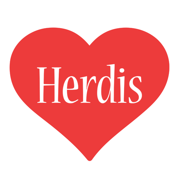 Herdis love logo