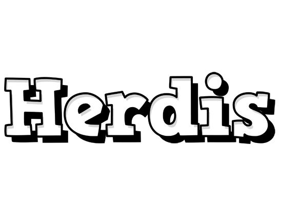 Herdis snowing logo