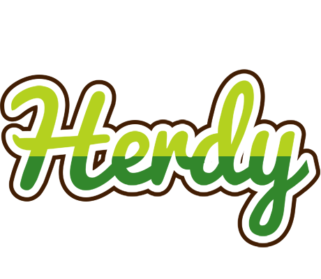 Herdy golfing logo