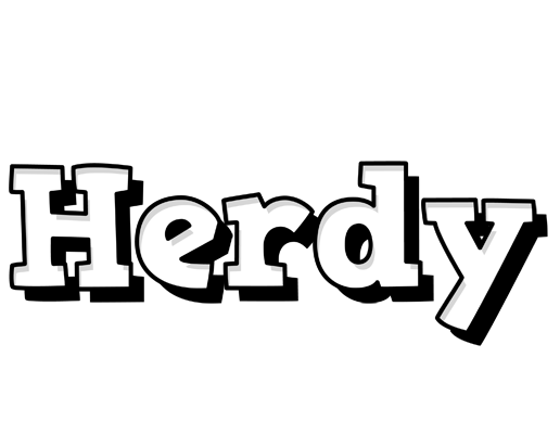 Herdy snowing logo