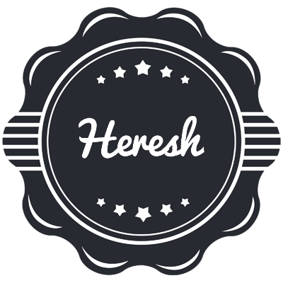 Heresh badge logo