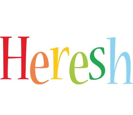 Heresh birthday logo