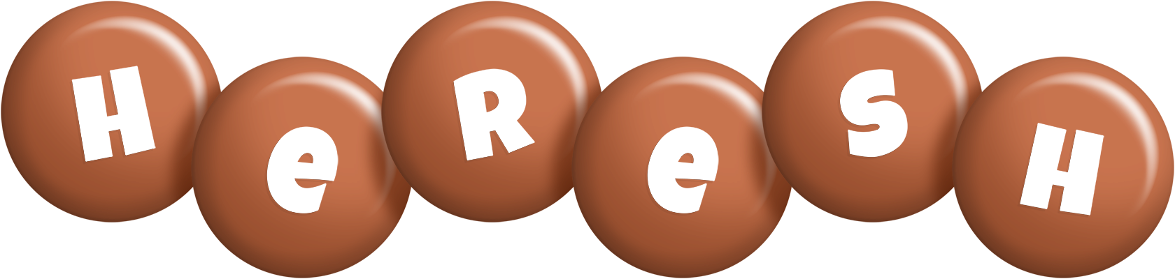 Heresh candy-brown logo