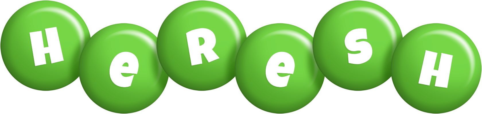 Heresh candy-green logo