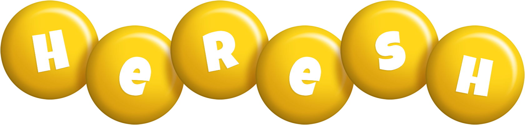 Heresh candy-yellow logo