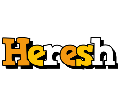 Heresh cartoon logo