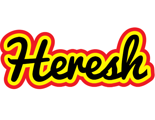 Heresh flaming logo