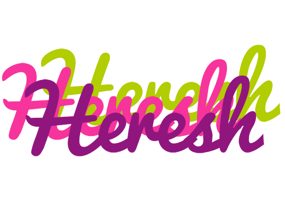 Heresh flowers logo
