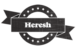 Heresh grunge logo