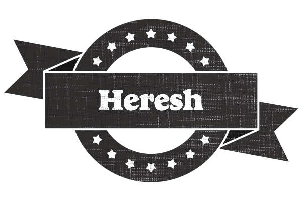 Heresh grunge logo