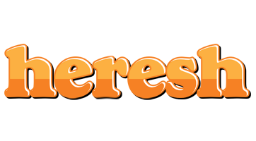 Heresh orange logo