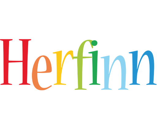 Herfinn birthday logo