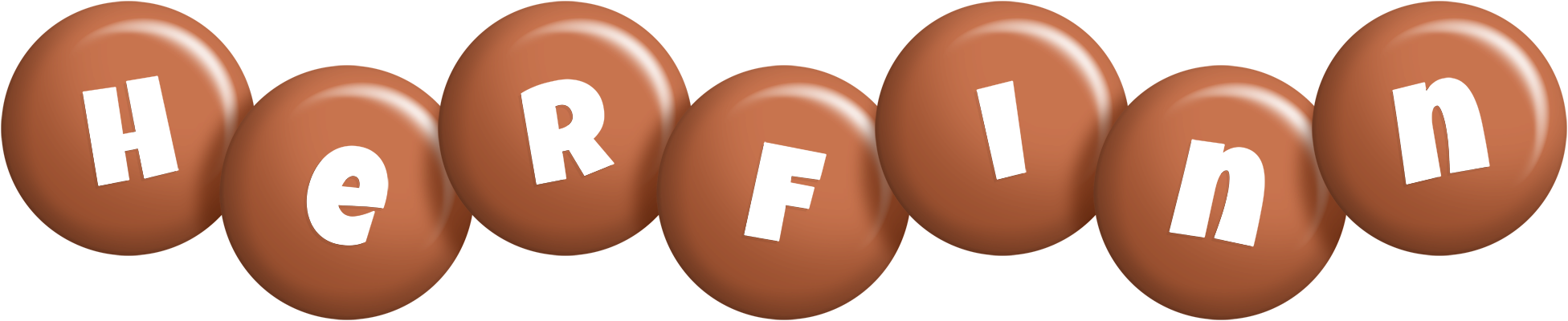 Herfinn candy-brown logo