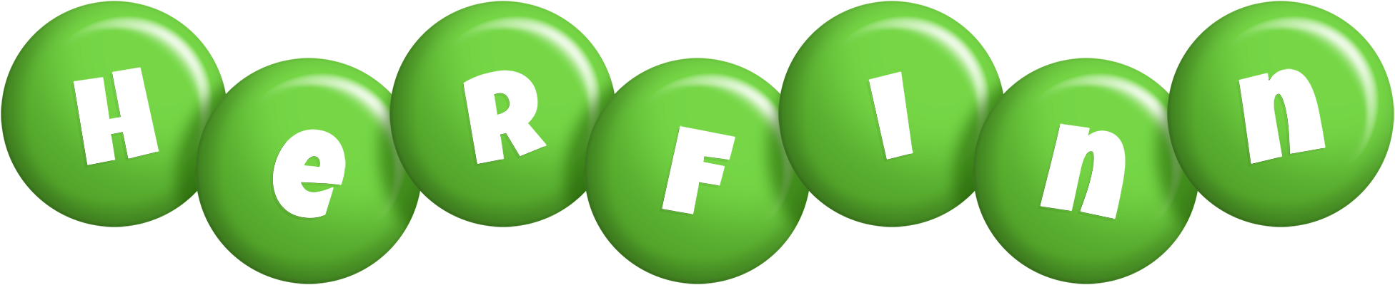 Herfinn candy-green logo