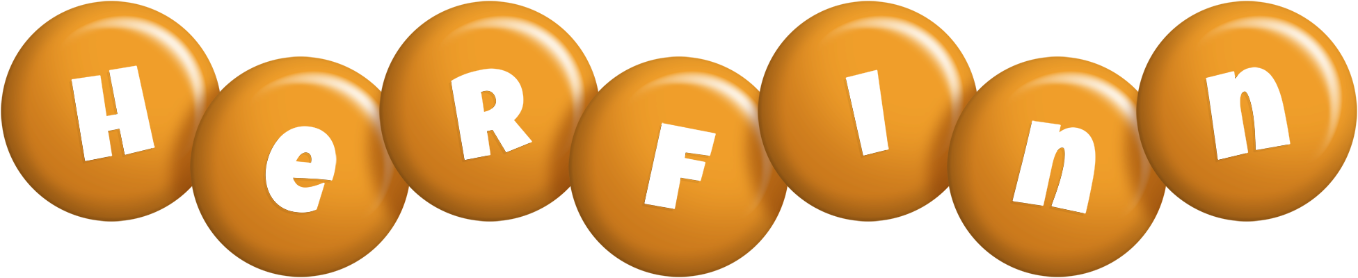 Herfinn candy-orange logo