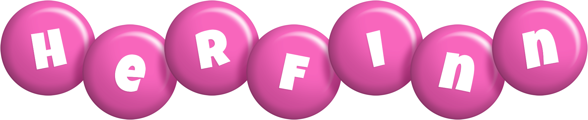 Herfinn candy-pink logo