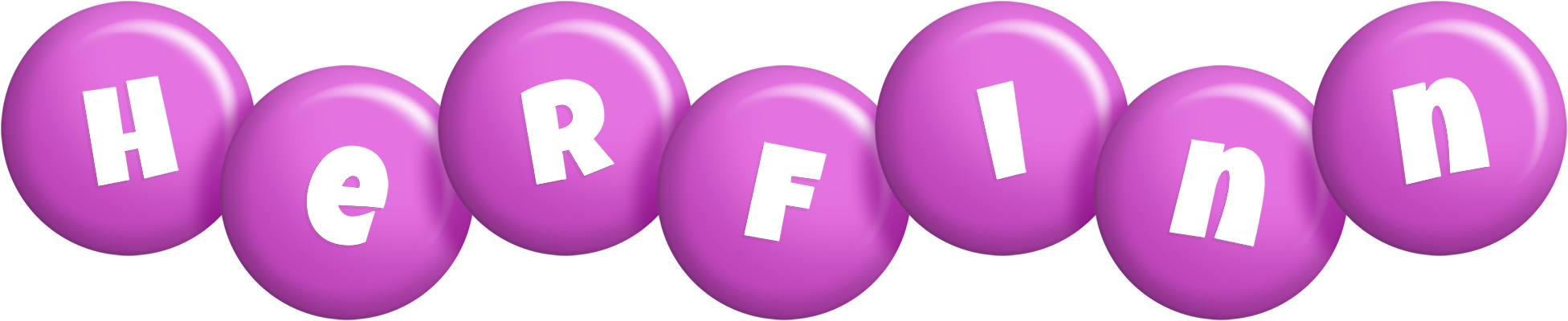 Herfinn candy-purple logo