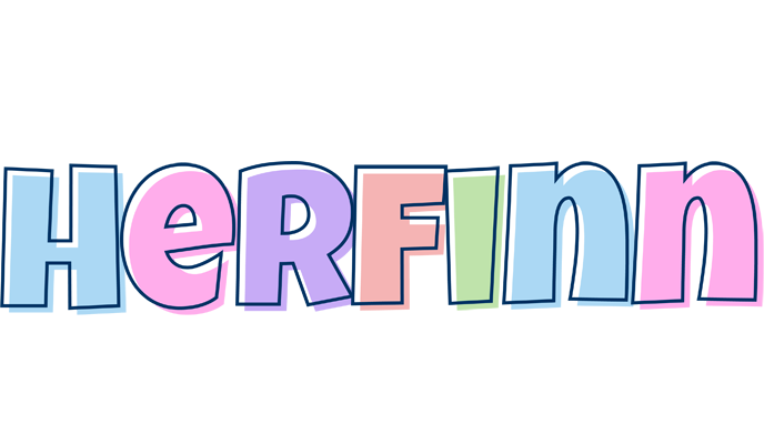 Herfinn pastel logo