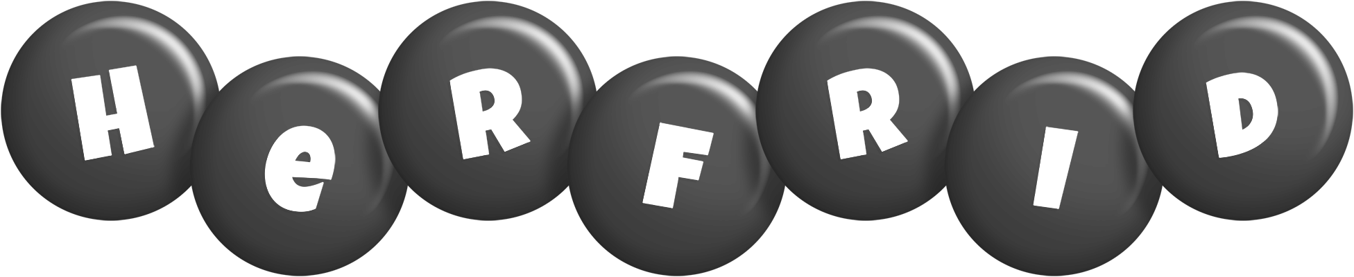 Herfrid candy-black logo