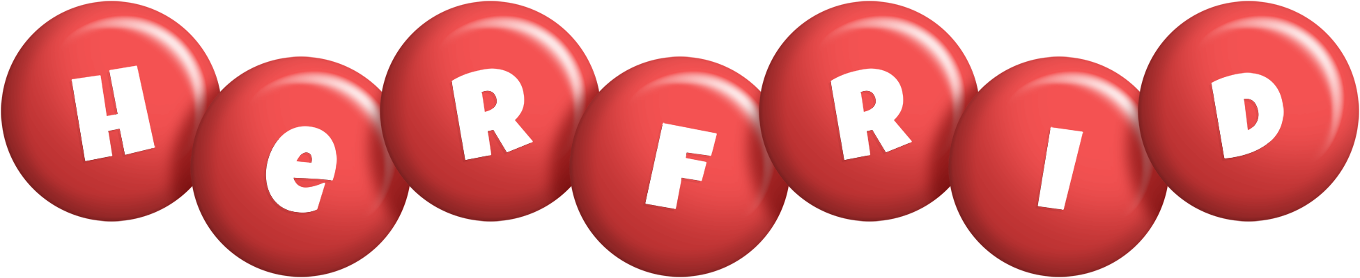 Herfrid candy-red logo