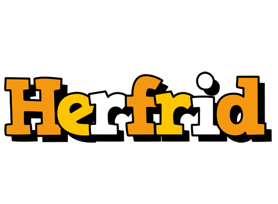 Herfrid cartoon logo