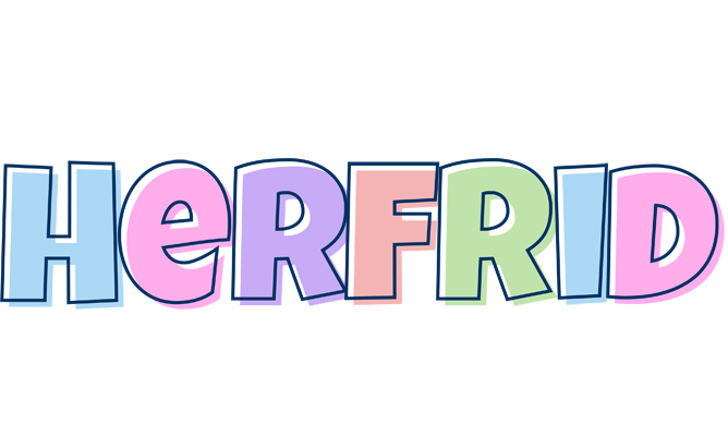 Herfrid pastel logo