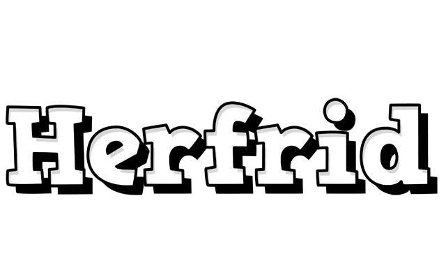 Herfrid snowing logo