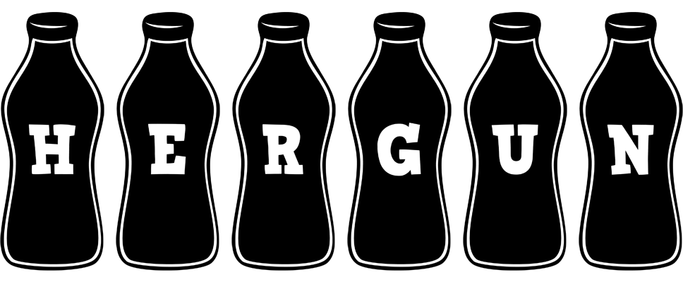Hergun bottle logo