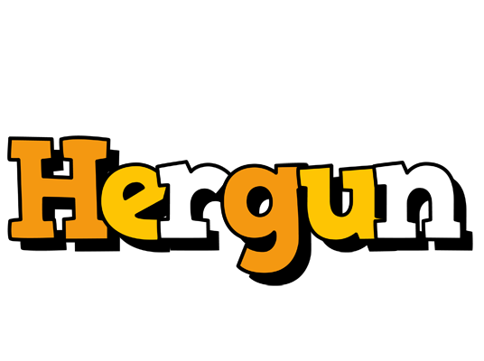 Hergun cartoon logo