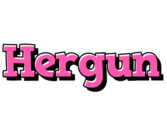 Hergun girlish logo