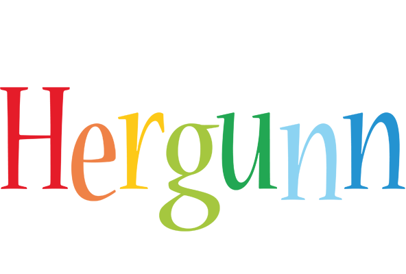 Hergunn birthday logo