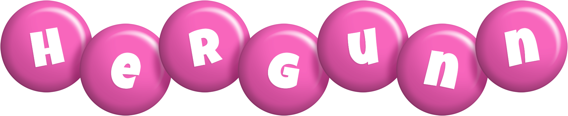 Hergunn candy-pink logo