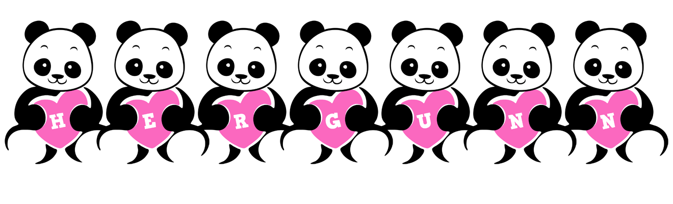 Hergunn love-panda logo