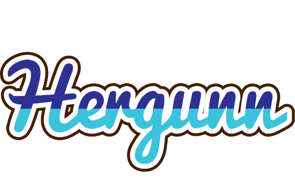 Hergunn raining logo