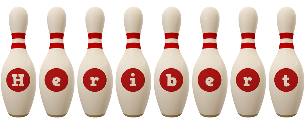 Heribert bowling-pin logo
