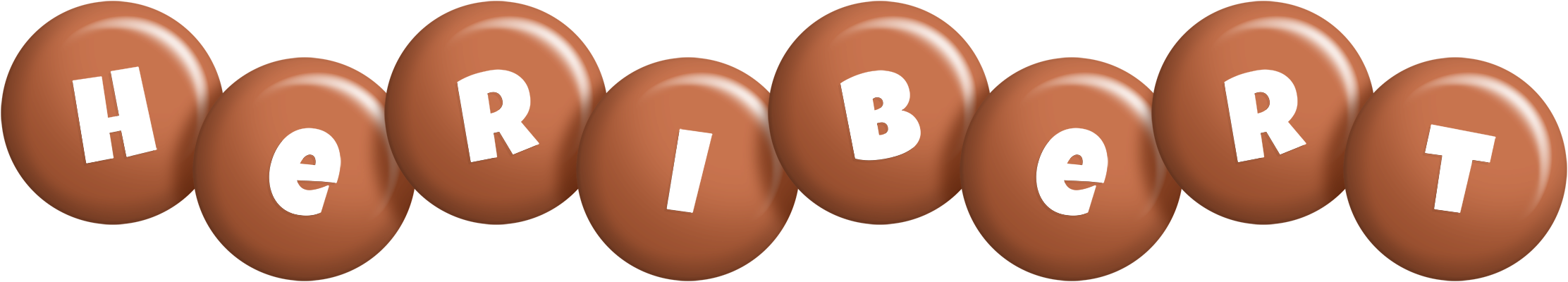 Heribert candy-brown logo