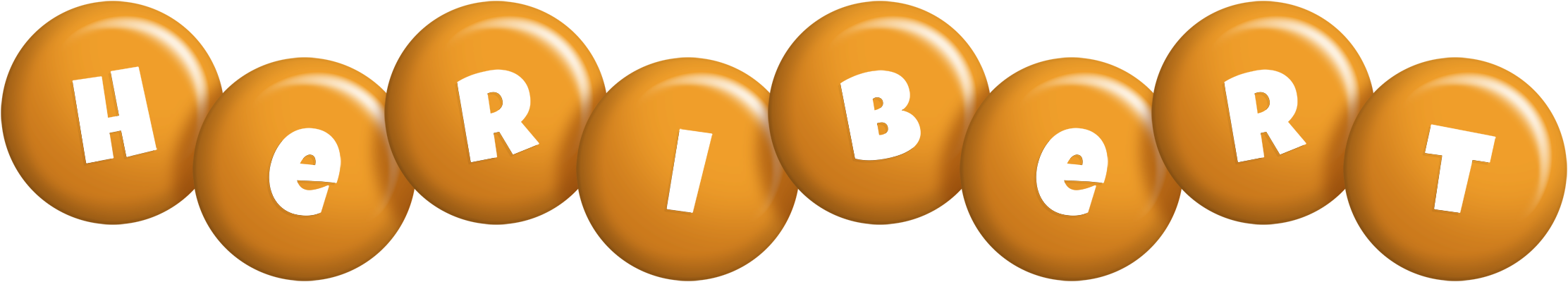 Heribert candy-orange logo